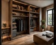 Dressing en bois conçu sur mesure